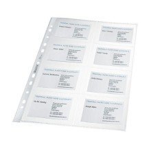 Leitz Visitenkarten-Prospekthlle - glasklar, 0,11 mm, 8 F cher, max. 10x7 cm, 10 Stck Leitz Visitenkarten-Prospekthlle - glasklar, 0,11 mm, 8 F cher, max. 10x7 cm, 10 Stck von Leitz