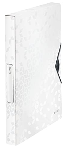 Leitz WOW Ablagebox für bis zu 250 Blatt, A4, Gummizugverschluss, Kunststoff, Perlweiß, WOW, 46290001 Leitz WOW Ablagebox für bis zu 250 Blatt, A4, Gummizugverschluss, Kunststoff, Perlweiß, WOW, 46290001 von Leitz