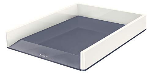 Leitz WOW Briefkorb, perlweiß /grau, 53611001 Leitz WOW Briefkorb, perlweiß /grau, 53611001 von Leitz