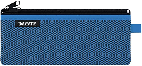 Leitz WOW Mäppchen mit 2 Fächern, Leichtläufiger Reißverschluss, Abwaschbar, Ideales Nylon-Stifteetui, Größe M, 21 x 8,5 cm, Blau, 40120036 Leitz WOW Mäppchen mit 2 Fächern, Leichtläufiger Reißverschluss, Abwaschbar, Ideales Nylon-Stifteetui, Größe M, 21 x 8,5 cm, Blau, 40120036 von Leitz