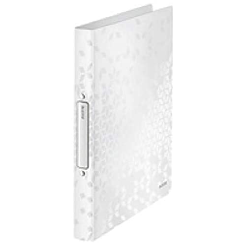 Leitz WOW Ringbuch für bis zu 190 Blatt, A4, 25 mm Rückenbreite, 4 D-Ring Mechanik, Perlweiß, Kunststoff, WOW, 42580001 Leitz WOW Ringbuch für bis zu 190 Blatt, A4, 25 mm Rückenbreite, 4 D-Ring Mechanik, Perlweiß, Kunststoff, WOW, 42580001 von Leitz