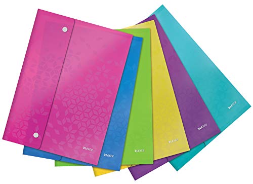 Leitz Wow Aktenmappe, A4, verschiedene Farben, 6 Stück Leitz Wow Aktenmappe, A4, verschiedene Farben, 6 Stück von Leitz