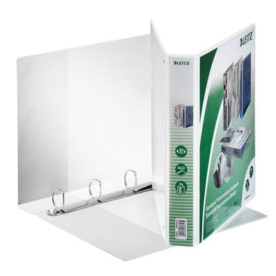 Präsentationsringbuch A4 weiß LEITZ 42850001 30mm 4Ringe Präsentationsringbuch A4 weiß LEITZ 42850001 30mm 4Ringe von Leitz