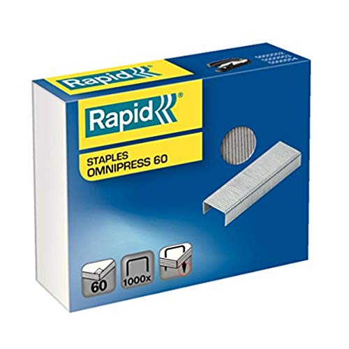 Rapid 5000561 Omnipress 60 verzinkt Heftklammern 1000 Stück Rapid 5000561 Omnipress 60 verzinkt Heftklammern 1000 Stück von Rapid