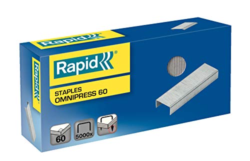 Rapid 5000562 Omnipress 60 verzinkt Heftklammern 5000 Stück von Rapid