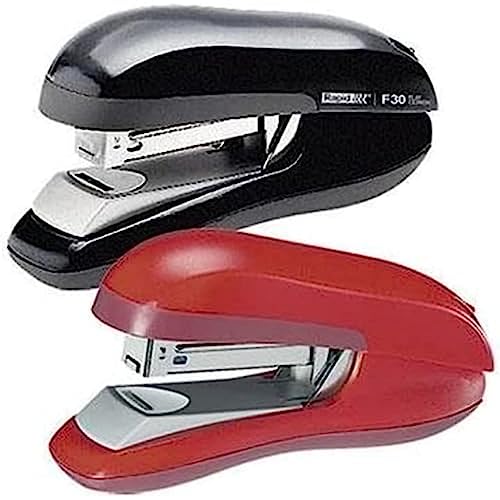 Rapid F30 Fashion Halbstreifen-Heftgerät, 30 Blatt Kapazität, flache Heftung, ergonomisches Design, schwarz, 23722200 Rapid F30 Fashion Halbstreifen-Heftgerät, 30 Blatt Kapazität, flache Heftung, ergonomisches Design, schwarz, 23722200 von Leitz