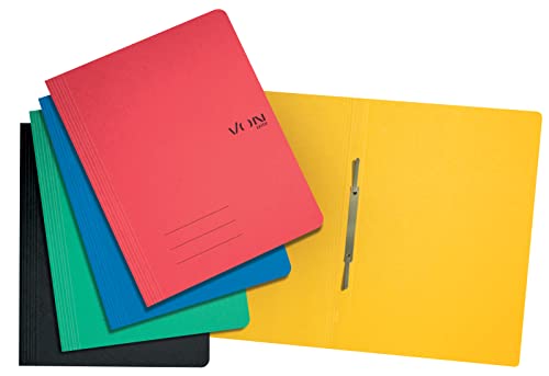 VON Leitz 5er Pack Schnellhefter A4, Karton, Mit Heftmechanik, Für 250 Blatt, Für Schule, Studium & Haushalt, Mehrfarbig, 30131099 VON Leitz 5er Pack Schnellhefter A4, Karton, Mit Heftmechanik, Für 250 Blatt, Für Schule, Studium & Haushalt, Mehrfarbig, 30131099 von Leitz