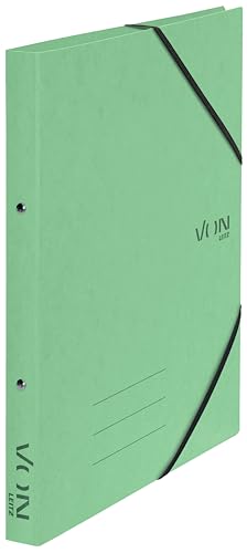 VON Leitz Ringbuch A4, Karton, Mit 2 Ringen und Gummibandverschluss, 25 mm Rückenbreite, Für 140 Blatt, Ringmechanik, Für Schule, Studium & Zuhause, 5 Stück, Mintgrün, 30120050 VON Leitz Ringbuch A4, Karton, Mit 2 Ringen und Gummibandverschluss, 25 mm Rückenbreite, Für 140 Blatt, Ringmechanik, Für Schule, Studium & Zuhause, 5 Stück, Mintgrün, 30120050 von Leitz