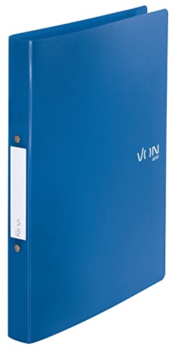 VON Leitz Ringordner A4, Mit 2 Ringen, PP-Ordner, 30 mm Rückenbreite, Für 190 Blatt, Ringmechanik, Für Schule, Studium & Haushalt, 5 Stück, Blau, 42470035 VON Leitz Ringordner A4, Mit 2 Ringen, PP-Ordner, 30 mm Rückenbreite, Für 190 Blatt, Ringmechanik, Für Schule, Studium & Haushalt, 5 Stück, Blau, 42470035 von Leitz
