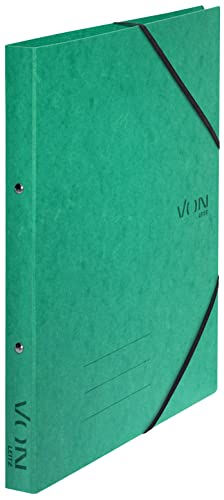 VON Leitz Ringbuch A4, Karton, Mit 2 Ringen und Gummibandverschluss, 25 mm Rückenbreite, Für 140 Blatt, Ringmechanik, Für Schule, Studium & Zuhause, 5 Stück, Grün, 30120055 VON Leitz Ringbuch A4, Karton, Mit 2 Ringen und Gummibandverschluss, 25 mm Rückenbreite, Für 140 Blatt, Ringmechanik, Für Schule, Studium & Zuhause, 5 Stück, Grün, 30120055 von Leitz