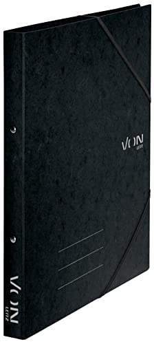 VON Leitz Ringbuch A4, Mit 2 Ringen, Gummibandverschluss, Karton, 25 mm Rückenbreite, Für 140 Blatt, Ringordner für Schule, Studium & Haushalt, 5 Stück, Schwarz, 30120095 VON Leitz Ringbuch A4, Mit 2 Ringen, Gummibandverschluss, Karton, 25 mm Rückenbreite, Für 140 Blatt, Ringordner für Schule, Studium & Haushalt, 5 Stück, Schwarz, 30120095 von Leitz