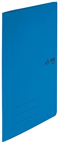 VON Leitz 10er Pack Schnellhefter A4, Karton, Mit Heftmechanik, Für 250 Blatt, Mit Soft Cover, Für Schule, Studium & Haushalt, Blau, 30130035 von Leitz