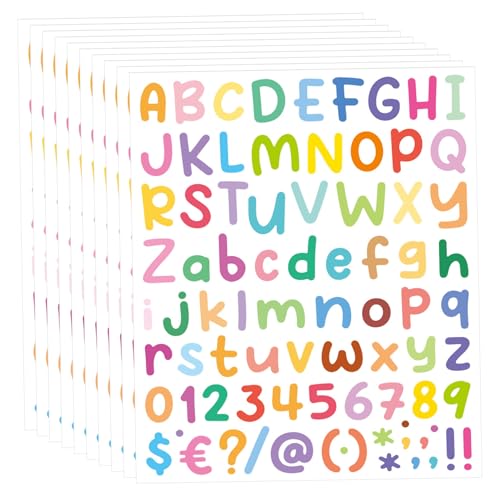 10pcs Buchstabe und Zahlenaufkleber, farbenfrohe Vinylnummer Alphabet Aufkleber Setzen Sie sich selbst klebende kleine wasserdichte Abziehbilder für Wasserflaschen Mailbox Scrapbookingletter und Aufk 10pcs Buchstabe und Zahlenaufkleber, farbenfrohe Vinylnummer Alphabet Aufkleber Setzen Sie sich selbst klebende kleine wasserdichte Abziehbilder für Wasserflaschen Mailbox Scrapbookingletter und Aufk von LejeMaek
