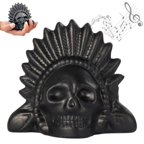 Aztec Death Pfeife am lautesten mit dem Schädel erschreckenden menschlichen klingenden Alten Todespfeifen, sammelbar traditionell für Halloween- und Themen -Ereignisse Aztec am lautesten von LejeMaek