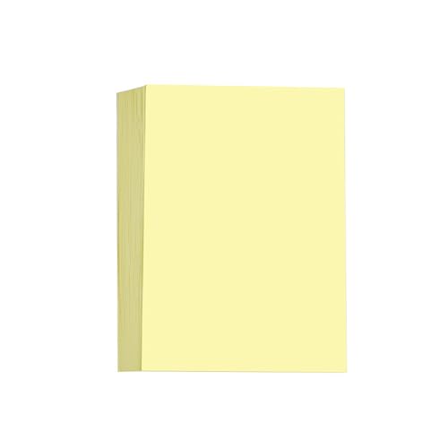 50 Blatt A4 farbiges Papier, 70 g, hellgelbes Druckerpapier für Bürodruck, Bastelprojekte von Leliafleury