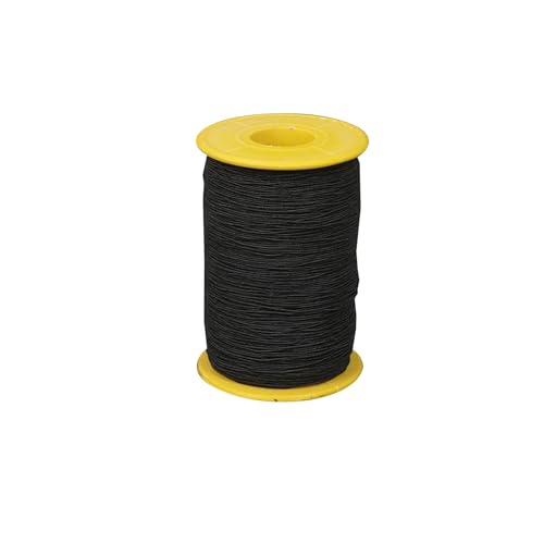Leliafleury 1 Spule schwarzes elastisches Nähgarn, 0,5 mm, elastischer Faden, dehnbare Schnur zum Nähen von Kleidung Leliafleury 1 Spule schwarzes elastisches Nähgarn, 0,5 mm, elastischer Faden, dehnbare Schnur zum Nähen von Kleidung von Leliafleury
