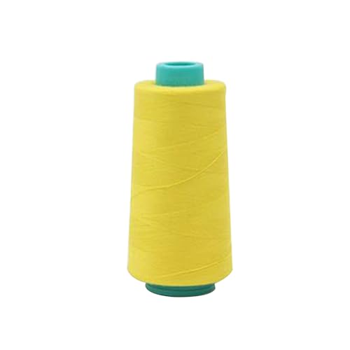 Leliafleury 3000 Yard Allzweck-Polyester-Nähgarn, Polyester-Stickgarn zum Nähen von Stickprojekten, Gelb von Leliafleury