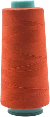 Leliafleury 3000 Yard Allzweck-Polyester-Nähgarn, Polyester-Stickgarn zum Nähen von Stickprojekten, Orange Leliafleury 3000 Yard Allzweck-Polyester-Nähgarn, Polyester-Stickgarn zum Nähen von Stickprojekten, Orange von Leliafleury