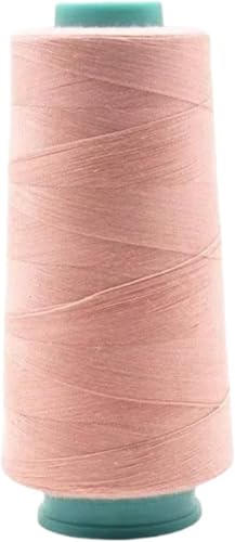 Leliafleury 3000 Yard Allzweck-Polyester-Nähgarn, Polyester-Stickgarn zum Nähen von Stickprojekten, Rosa von Leliafleury
