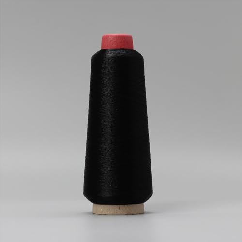 Leliafleury 3200M Metallic Stickgarn Polyester Nähgarn zum Nähen von Stickprojekten, Schwarz Leliafleury 3200M Metallic Stickgarn Polyester Nähgarn zum Nähen von Stickprojekten, Schwarz von Leliafleury