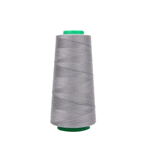 Leliafleury Allzweck-Polyester-Nähgarn, Polyester-Stickgarn zum Nähen von Stickprojekten, 2740 m, Grau Leliafleury Allzweck-Polyester-Nähgarn, Polyester-Stickgarn zum Nähen von Stickprojekten, 2740 m, Grau von Leliafleury