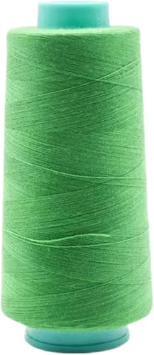 Leliafleury Allzweck-Polyester-Nähgarn, Polyester-Stickgarn zum Nähen von Stickprojekten, 3000 m, Grün Leliafleury Allzweck-Polyester-Nähgarn, Polyester-Stickgarn zum Nähen von Stickprojekten, 3000 m, Grün von Leliafleury