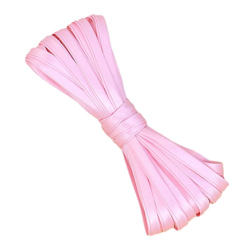 Satin-Paspelkordel, 0,6 cm x 5 m, Paspelband, Lippenkordel zum Nähen, für Kleidung, Trimmen von Kleidung, Hellrosa von Leliafleury