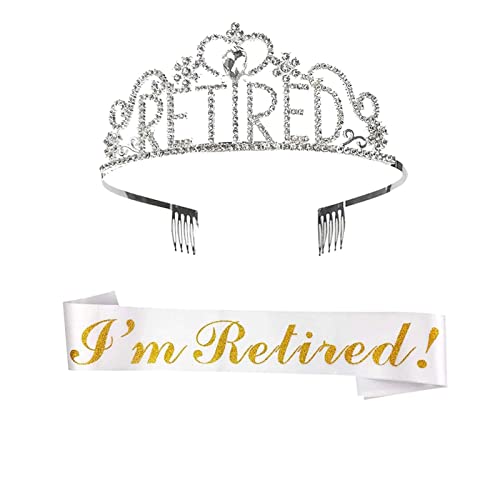 Leling Dekorationen für Ruhestandsfeiern - Glitzer Strass Diadem Dekorationen Partyzubehör | Einzigartige glückliche Geschenke im Ruhestand für Frauen und Damen Leling Dekorationen für Ruhestandsfeiern - Glitzer Strass Diadem Dekorationen Partyzubehör | Einzigartige glückliche Geschenke im Ruhestand für Frauen und Damen von Leling