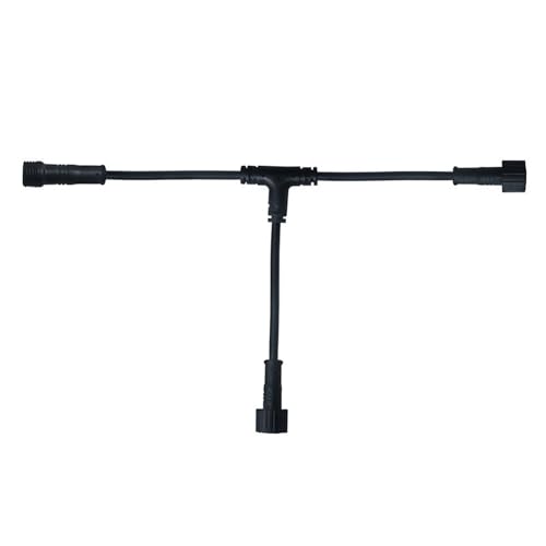 Leloco 2Pin T-Verlängerungskabel IP65 Wasserdichtes Verlängerungskabel,2 Wege Splitter Kabel für Außen Weihnachtsbeleuchtung, Lichterketten, Vorhanglichter, Netzlichter, G40 Globe Lichter Leloco 2Pin T-Verlängerungskabel IP65 Wasserdichtes Verlängerungskabel,2 Wege Splitter Kabel für Außen Weihnachtsbeleuchtung, Lichterketten, Vorhanglichter, Netzlichter, G40 Globe Lichter von Leloco