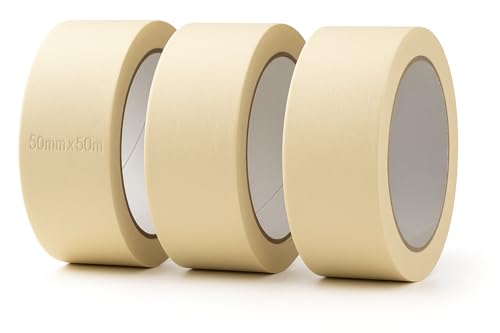 Lemag srl Klebeband aus Papier, elfenbeinfarben, 30 mm x 50 m, professionelles Abdeckband für Maler, Lackierung, Oberflächenschutz, Basteln und Heimwerker, robust und präzise Lemag srl Klebeband aus Papier, elfenbeinfarben, 30 mm x 50 m, professionelles Abdeckband für Maler, Lackierung, Oberflächenschutz, Basteln und Heimwerker, robust und präzise von Lemag srl