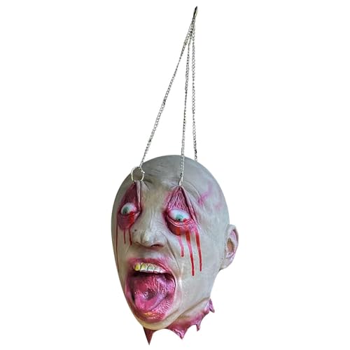 Kopfattrappe,Gruselige Halloween Dekoration - Für Gartenpartys Escape Room Fotohintergrund Darstellung von Lembeauty