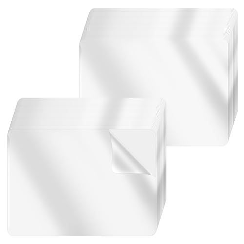 400 Stück Karteikarten-Laminiertaschen, 3 x 5 mm, Laminiertaschen, Laminiertaschen, Rezeptkarte, Laminierfolien für Arbeitserlaubnisse, Pass Karten von Lemecima