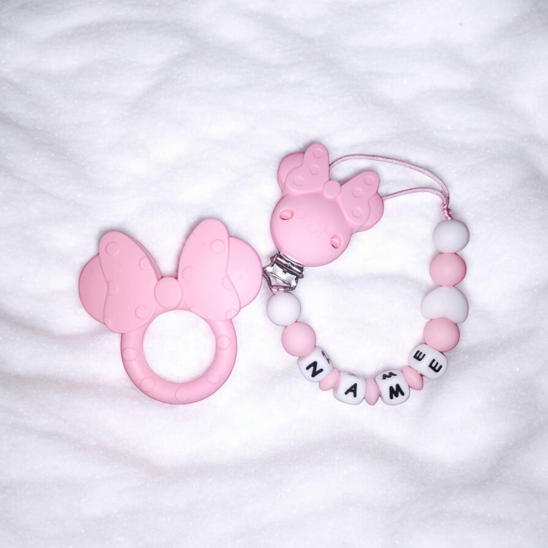 Schnullerkette Personalisiert Und Beissring Schnullerkette Personalisiert Und Beissring von LemeravigliedimariCo