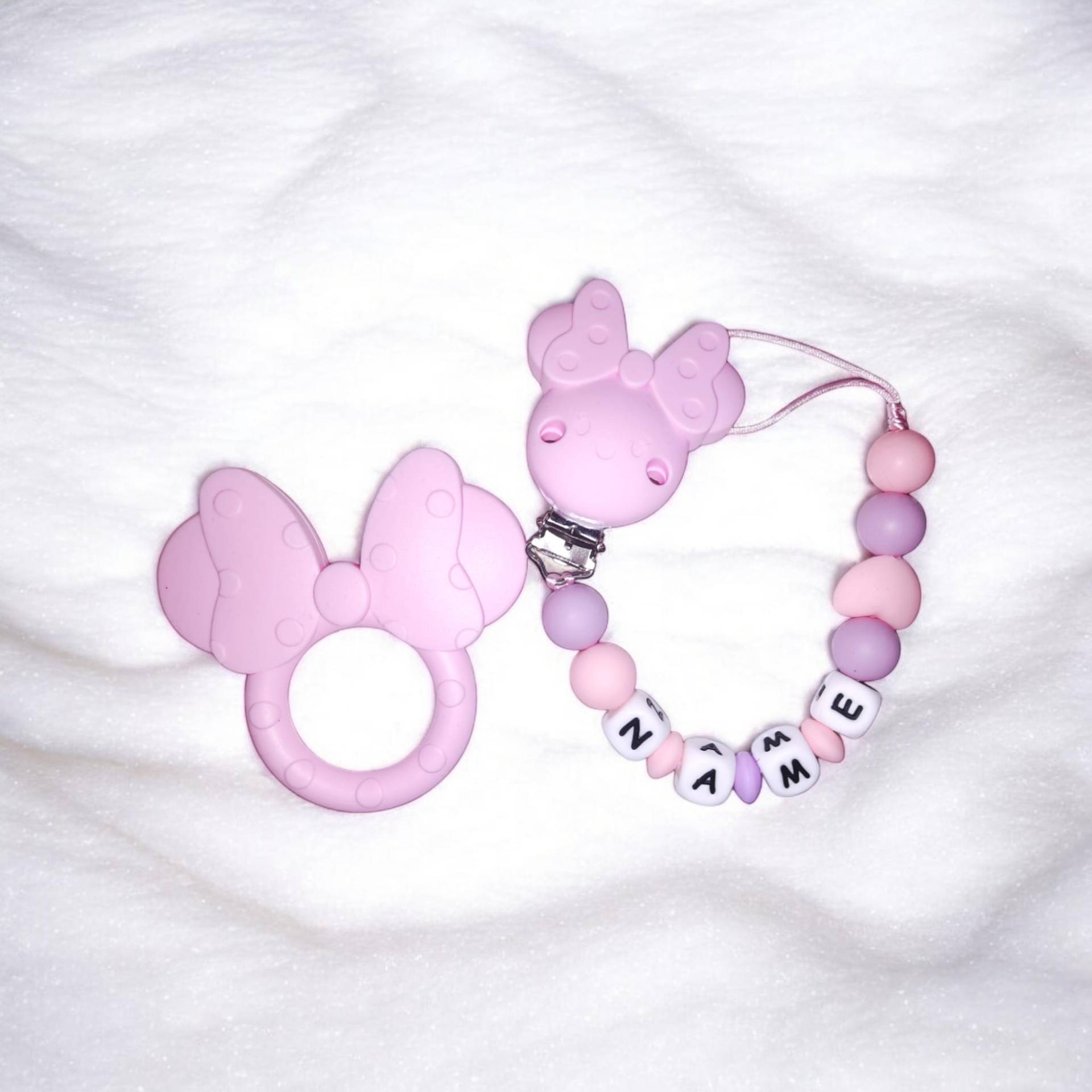 Schnullerkette Personalisiert Und Beissring Schnullerkette Personalisiert Und Beissring von LemeravigliedimariCo