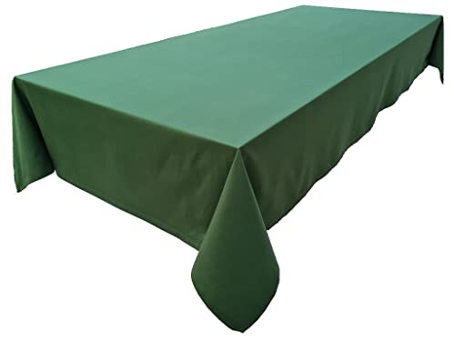 Hochwertige Tischdecke Tischwäsche aus 100% Baumwolle Kollektion Konzept, Farbe & Größe wählbar (Tischdecke - 100x100cm, Olivgrün) von Lemos Home