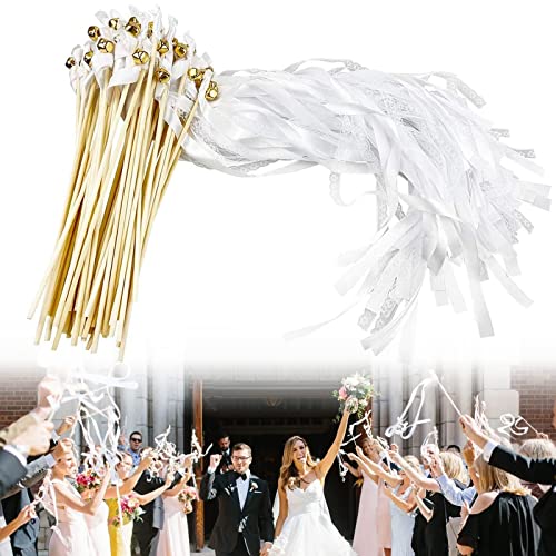 Lemotoy Wedding Wands 30Pcs Zauberstäbe Luftschlangen Mit Glocke Fürfür Hochzeit, Weihnachten, Geburtstag, Party-Weiss Lemotoy Wedding Wands 30Pcs Zauberstäbe Luftschlangen Mit Glocke Fürfür Hochzeit, Weihnachten, Geburtstag, Party-Weiss von Lemotoy