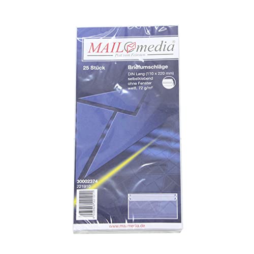 MAILmedia Briefumschlag Offset weiß, DIN lang, ohne Fenster MAILmedia Briefumschlag Offset weiß, DIN lang, ohne Fenster von Lemppenau Roessler Kuvert GmbH