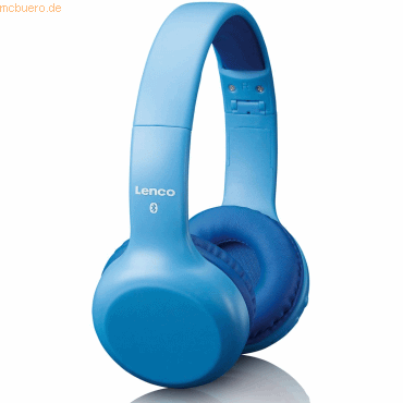 Lenco LENCO Kids BT Kopfhörer mit Stickern, blau von Lenco