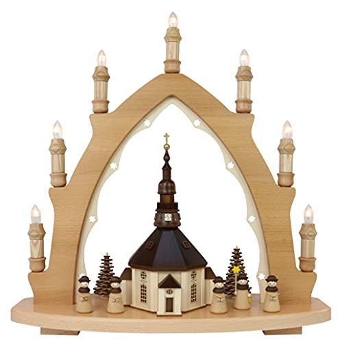 Lenk & Sohn - Leuchterbogen 7 flammig Seiff. Kirche, Kurrende Natur - 42x43cm Lenk & Sohn - Leuchterbogen 7 flammig Seiff. Kirche, Kurrende Natur - 42x43cm von Lenk & Sohn