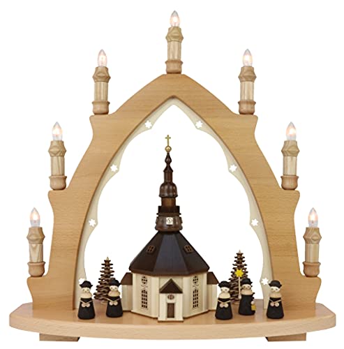 Lenk & Sohn - Leuchterbogen 7 flammig Seiff. Kirche, Kurrende schwarz - 42x43cm Lenk & Sohn - Leuchterbogen 7 flammig Seiff. Kirche, Kurrende schwarz - 42x43cm von Lenk & Sohn