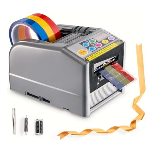 Lenotoon Bandschneider mit Silikonrädern, Geeignet für Bänder mit Einer Breite Von 0,24 Bis 2,36, Maximale Schnittlänge 39,33 (999 Mm), EU-Stecker von Lenotoon