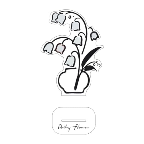 Lenotoon Blumenornament, Notizclip, Erweiterter Dunkler Wind, Praktischer Ordner, Datei, Nachricht, Foto, Nachricht, Ornament E von Lenotoon