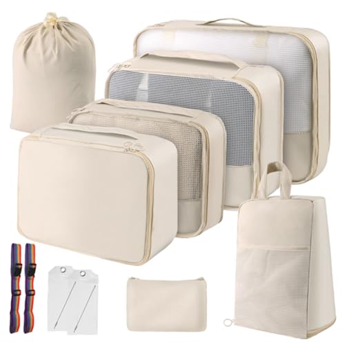 Lenotoon Packwürfel für die - Gepäck-Organizer- für die Familie, Atmungsaktive -Packwürfel Aus Netzstoff für Koffer Lenotoon Packwürfel für die - Gepäck-Organizer- für die Familie, Atmungsaktive -Packwürfel Aus Netzstoff für Koffer von Lenotoon