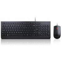 Lenovo Essential Tastatur-Maus-Set kabelgebunden schwarz von Lenovo
