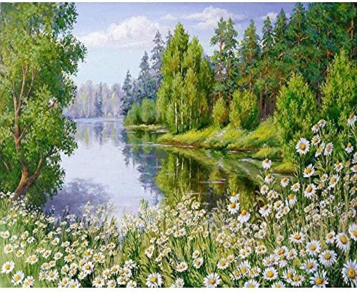 Lentrs Kreuzstich Stickpackungen Vorgedruckt zählen Set Natürliche Landschaft 11CT Skulptur Stickvorlagen Stickbilder Zum Sticken Starter Set FüR Erwachsene Kinder AnfäNger-40X50cm Lentrs Kreuzstich Stickpackungen Vorgedruckt zählen Set Natürliche Landschaft 11CT Skulptur Stickvorlagen Stickbilder Zum Sticken Starter Set FüR Erwachsene Kinder AnfäNger-40X50cm von Lentrs