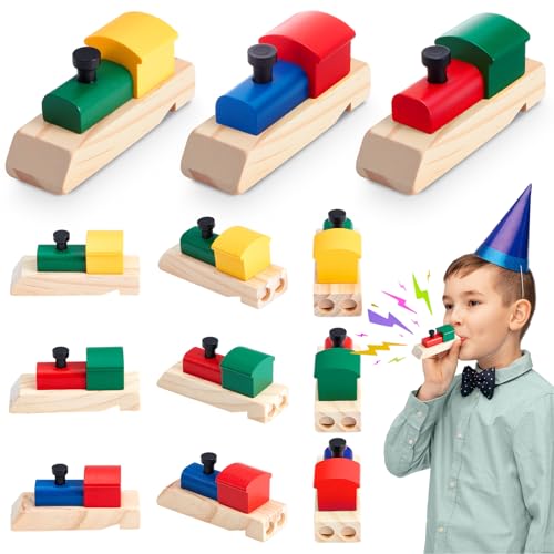 Lenwen 12 Stück hölzerne Zugpfeifen Zug Party Favors Whistle Noisemakers Fun Noise Maker Lenwen 12 Stück hölzerne Zugpfeifen Zug Party Favors Whistle Noisemakers Fun Noise Maker von Lenwen