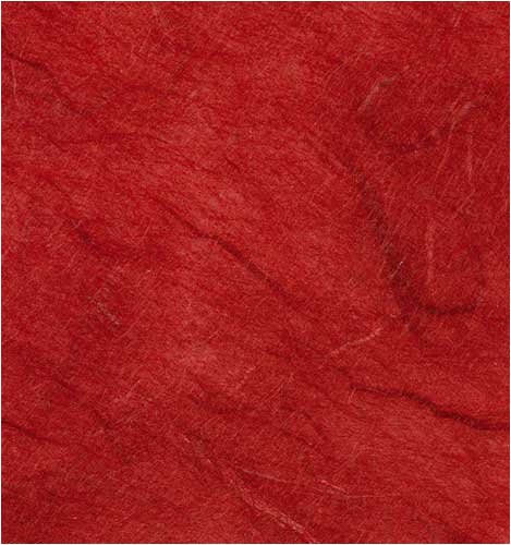 Strohseidepapier Rot von Lenz Christa