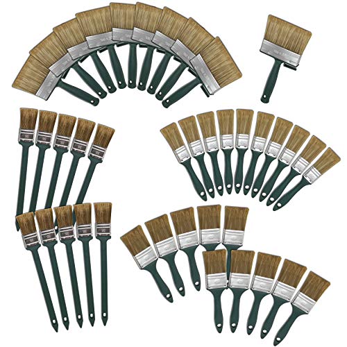 40 TLG. Lasurpinselset Maler Lasur Pinsel Flächenstreicher Flachpinsel Eckpinsel Heizkörperpinsel 30mm 35mm 50mm 100mm 40 TLG. Lasurpinselset Maler Lasur Pinsel Flächenstreicher Flachpinsel Eckpinsel Heizkörperpinsel 30mm 35mm 50mm 100mm von LeoLeo.eu