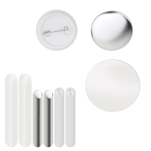 Abzeichen Button Pin, Rundes Abzeichen Großes Abzeichen Set, Anstecknadel Knopfteile, Durchsichtige Acryl Metallgehäuse, Herstellung Zubehör Heimwerker Bastelmaterialien Abzeichen Kunst Geschenke Abzeichen Button Pin, Rundes Abzeichen Großes Abzeichen Set, Anstecknadel Knopfteile, Durchsichtige Acryl Metallgehäuse, Herstellung Zubehör Heimwerker Bastelmaterialien Abzeichen Kunst Geschenke von Leopacat
