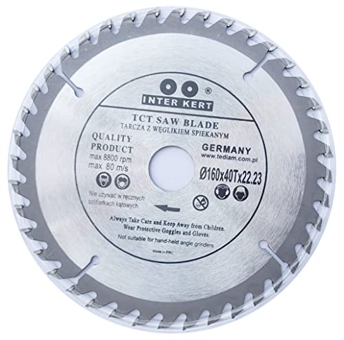 160x22,23 mm 40 TCT-Zähne Sägeblatt Top Qualität Kreissägeblatt für Holz 160x22,23 mm 40 TCT-Zähne Sägeblatt Top Qualität Kreissägeblatt für Holz von Lepik